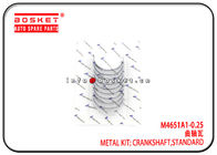 ISUZU 4JB1 4JB1T 4JG1 M4651A1-0.25 M4651A10.25 Standard Crankshaft Metal Kit