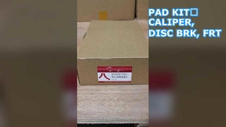 패드 키트, 캘리퍼, 디스크 BRK, FRT
