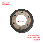 8-97188115-0 Truck Chassis Parts Front Brake Drum For ISUZU 700P 8971881150