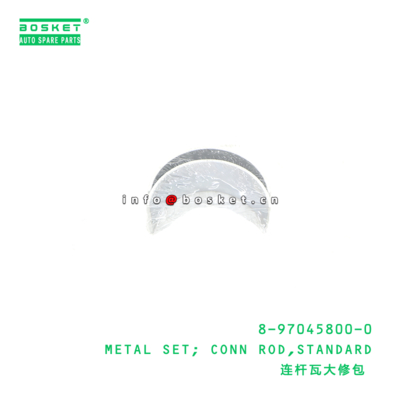 8-97045800-0 Standard Connecting Rod Metal Set for ISUZU  8970458000