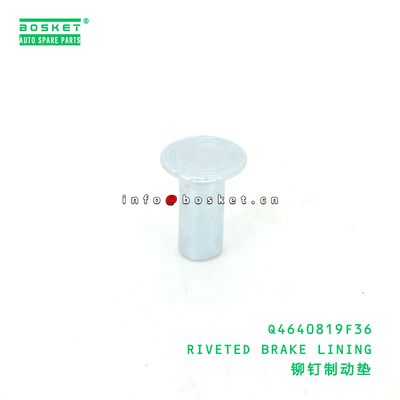 Q4640819F36 RIVETED BRAKE LINING suitable for JAC N80 N90 N120 N200 Q4640819F36