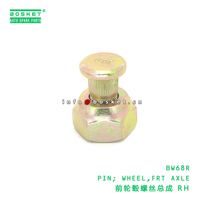 HINO 300 BW68R Front Axle Wheel Pin Made of High-Quality Special Steel for Durability