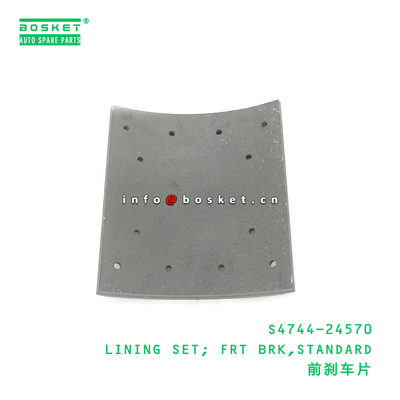 S4744-24570 ABA Lining Set Standard FRT BRK Brake Lining for HINO500