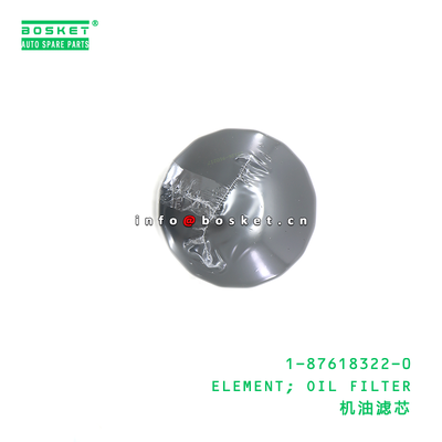 1-87618322-0 ELEMENT; OIL FILTER suitable for ISUZU FVZ34 4BG1 4JJ1 4HK1 6SD1 6BG1 6HK1 6UZ1 6WG1 1876183220