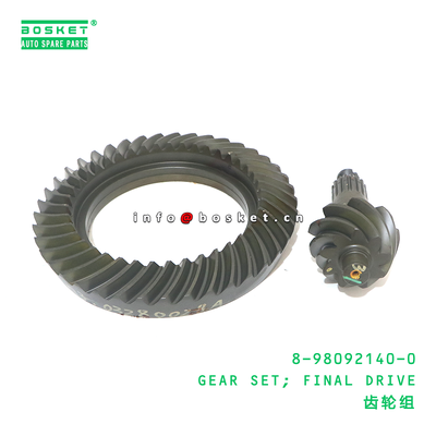 8-98092140-0 Final Drive Gear Set 8980921400 Isuzu Differential Gear Set for Truck Repair