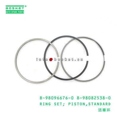 8-98096676-0 8-98082538-0 Standard Piston Ring Set 8980966760 8980825380 For ISUZU TFUC 4JJ1-T 4JK1-T