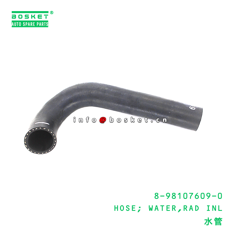 8-98107609-0 Rad Inlet Water Hose suitable for ISUZU   8981076090