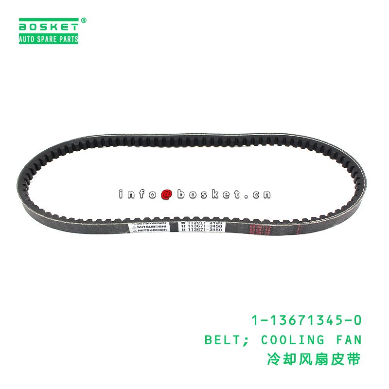 Cooling Fan Belt Suitable for ISUZU 1136713450 with CR/SHF to Idle Pulley in 1PCS Pack