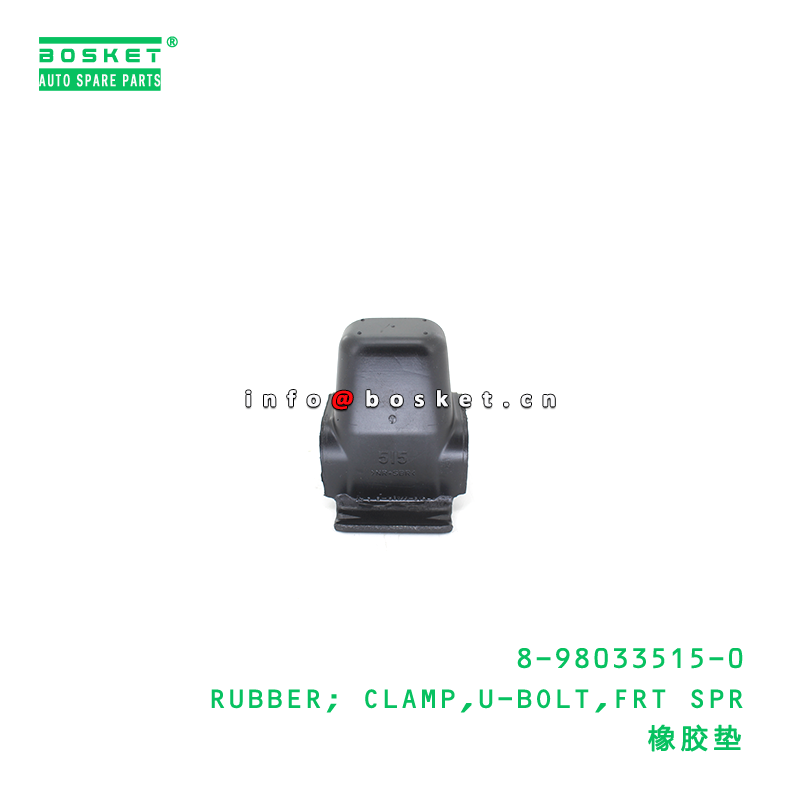ISUZU NLR85/4JJ1-TCS Compatible Rubber Clamp U-Bolt Front Spring Clamp with 1PCS Pack Quantity and 3 Months Warranty