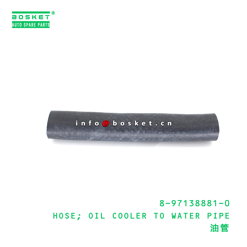 8-97138881-0 HOSE; OIL COOLER TO WATER PIPE suitable for ISUZU 4HK1 8971388810