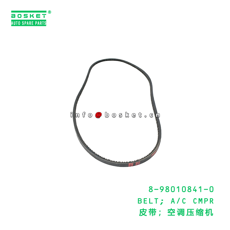 8-98010841-0 BELT; A/C CMPR suitable for ISUZU ELF 700P 4HK1 8980108410