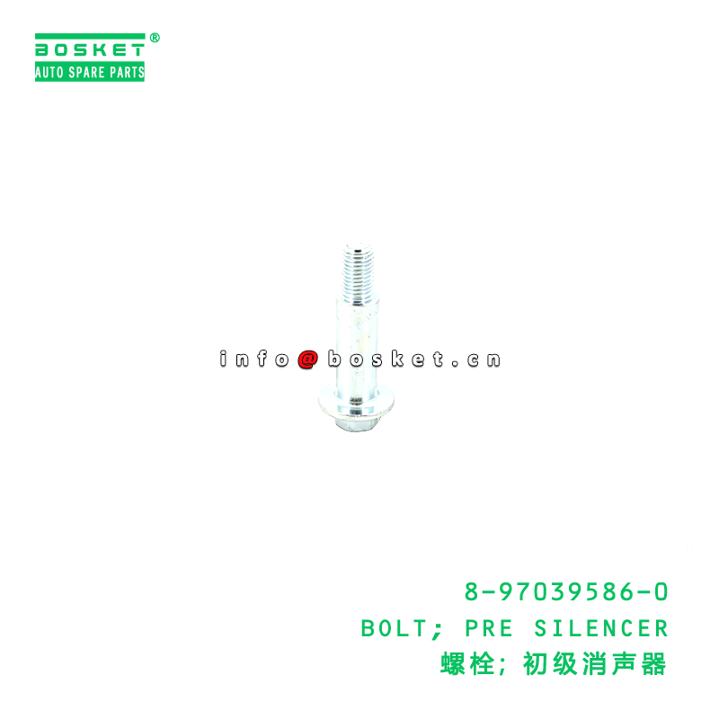 8-97039586-0 BOLT; PRE SILENCER suitable for ISUZU   8970395860