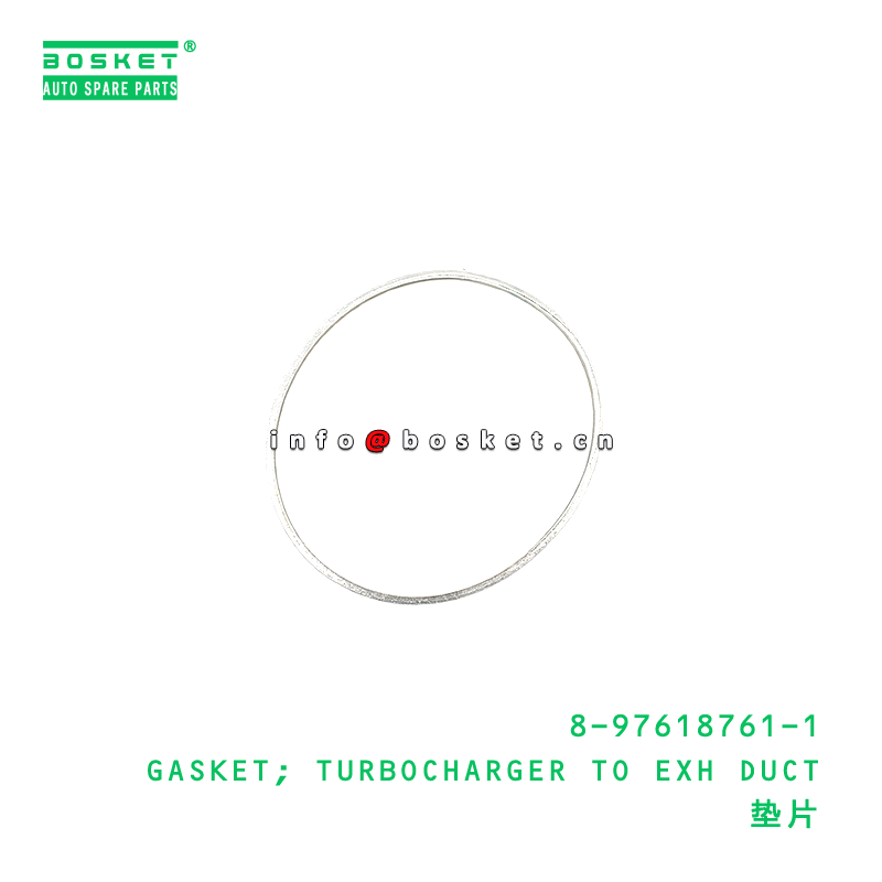 8-97618761-1 GASKET; TURBOCHARGER TO EXH DUCT suitable for ISUZU VC46 6UZ1 8976187611