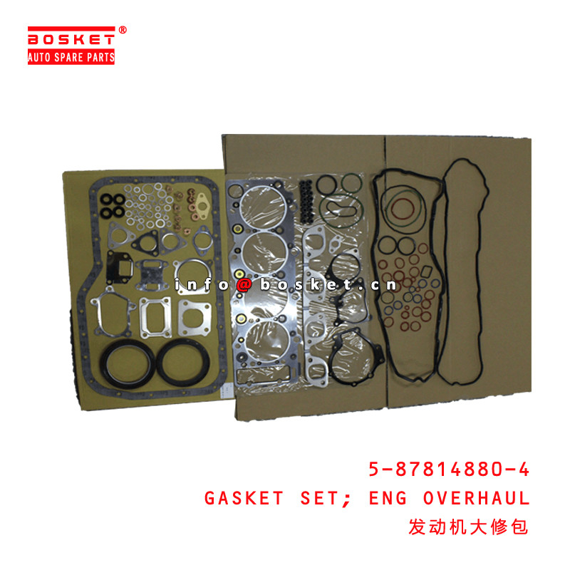 5-87814880-4 Engine Overhaul Gasket Set 5878148804 For ISUZU NPR 4HK1