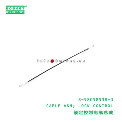 8-98058538-0 CABLE ASM; LOCK CONTROL suitable for ISUZU VC46 6UZ1 8980585380